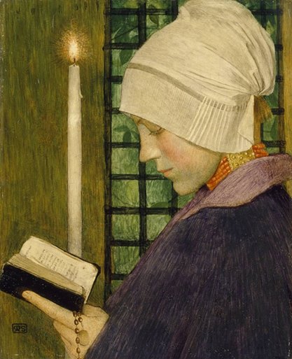 Marianne Stokes, Candlemas Day, c. 1901